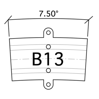 B13 Bogen R273 7,5° G=12