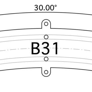 B31 Bogen B31 R189 30° G=12