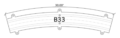 B33 Bogen R273 30° G=12