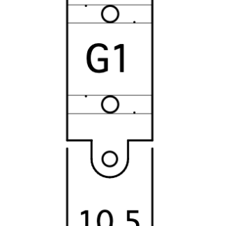 G1 Gerade 10,5 mm G=12
