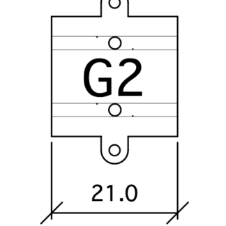 G2 Gerade 21 mm G=12