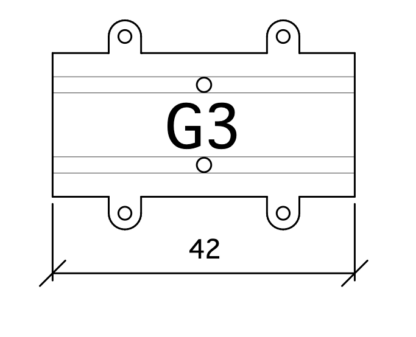 G3 Gerade 42 mm G=12