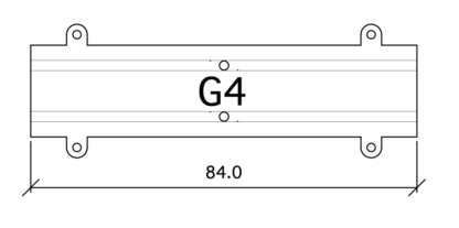 G4 Gerade 84 mm G=12