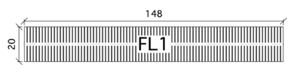 FL1 Flex-Bettung 148 mm G=12