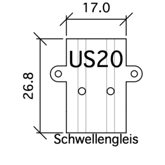 US21 Übergang Schwellengleis G=9