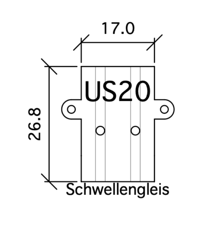 US21 Übergang Schwellengleis G=9