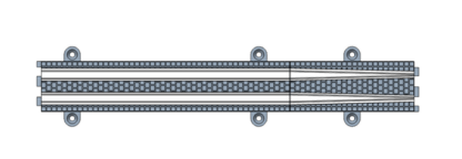 Aufgleisstrecke AGS G=9