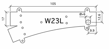 Weiche links R23 G=9