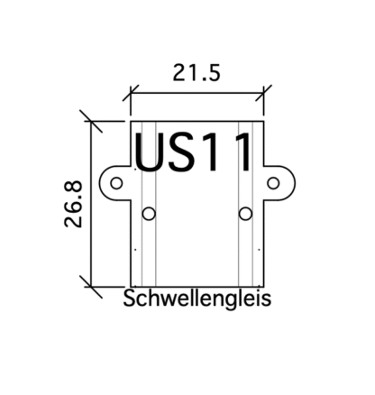 US11 Übergang Schwellengleis G=16.5 – Bild 2