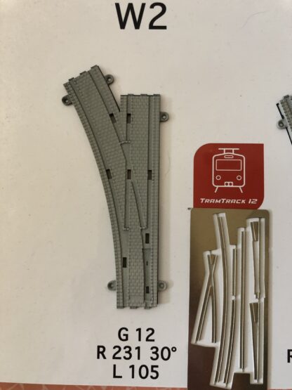 W2L Weiche R231 G=12