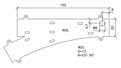 W2L Weiche R231 G=12 – Bild 4