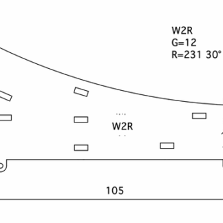 W2R Weiche R231 G=12