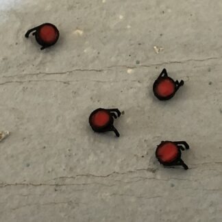 VORANK&Uuml;NDIGUNG 2 x beleuchtete Beiwagenr&uuml;cksignale rot (H0)